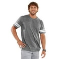 thumbnail image 1 of LAT Mens Adult Football Tee, VN HTHR/BD WHT, Small, 1 of 3