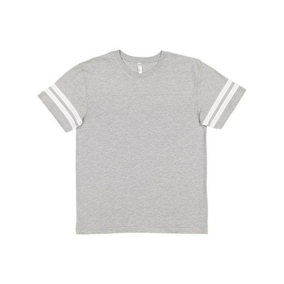 LAT Mens Adult Football Tee, VN HTHR/BD WHT, XXX-Large