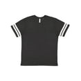 thumbnail image 1 of LAT Mens Fine Jersey Crew Neck Short Sleeve Football Tee (6937) Vintage Smoke/Blended White, 3X, 1 of 5
