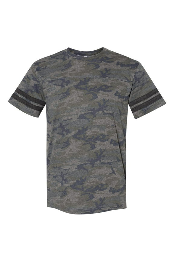 LAT Mens Fine Jersey Crew Neck Short Sleeve Football Tee