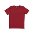 thumbnail image 1 of LAT Mens Fine Jersey Short Sleeve Tee (6901), Cardinal Blackout, 4X, 1 of 2