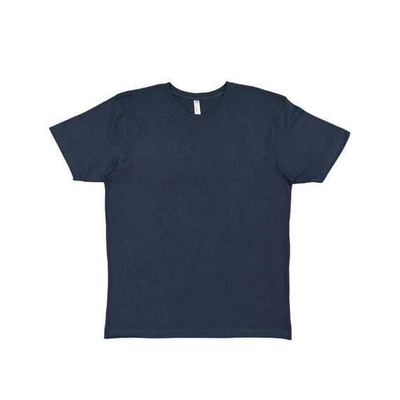 LAT Mens Fine Jersey Short Sleeve Tee (6901), Denim, 2X