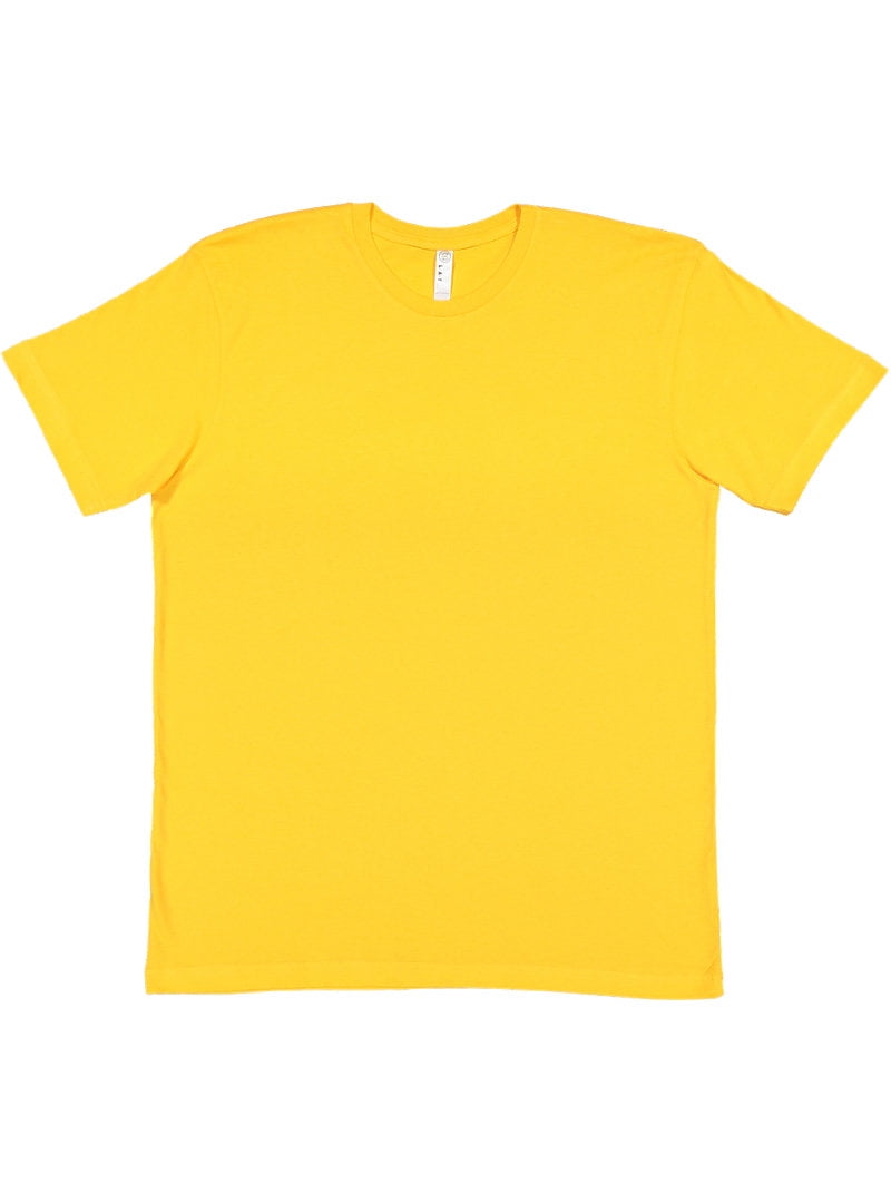 LAT Men's Fine Jersey Short Sleeve T-Shirt - Super Soft, Combed Cotton, Multiple Colors