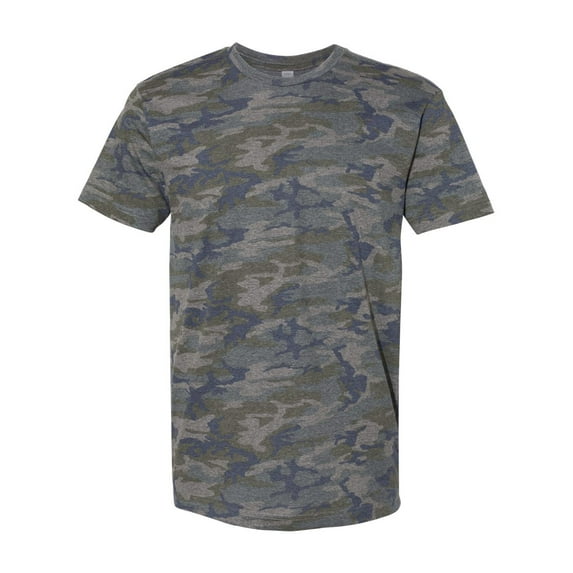 LAT Mens Fine Jersey Short Sleeve Tee (6901), Vintage Camo, 4X