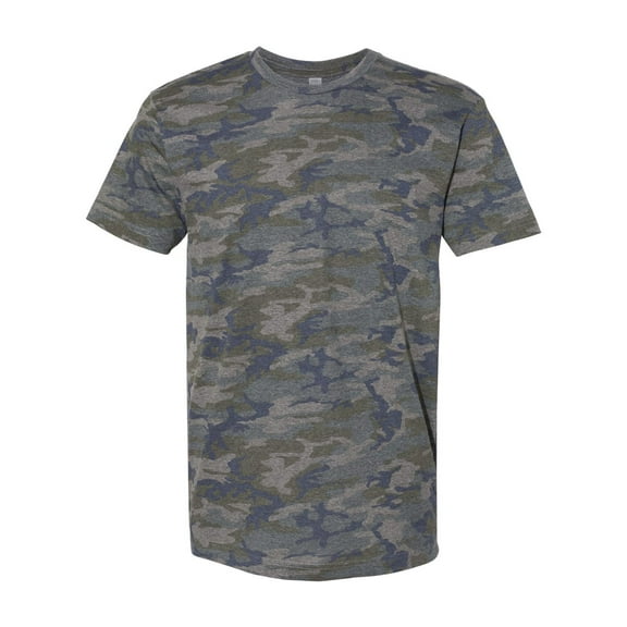 LAT Mens Fine Jersey Short Sleeve Tee (6901), Vintage Camo, 4X