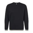 thumbnail image 1 of LAT Mens The Statement Fleece Crewneck Sweatshirt, L, Black-Titanium, 1 of 2