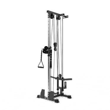 LAT Pull Down Machines,Wall Mount LAT Row Cable Machine,LAT Tower with High and Low Pulley Station & Adjustable Leg Support,Back Exercise Equipment for Home Gym Body Strength Training