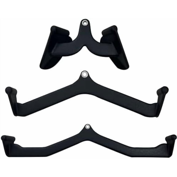 LAT Pulldown Attachments, LAT Bar Cable Machine Attachment,T-bar V-bar, LAT Pull Down Bars, Back Tricep Bar Strength Training Handle for Home Gym Fitness