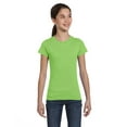 thumbnail image 1 of Lat Girls' Fine Jersey Tee, 1 of 5