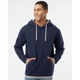 thumbnail image 1 of LAT - The Statement Fleece Hoodie - 6996 - Black/ Titanium - Size: S, 1 of 2