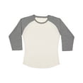 thumbnail image 1 of LAT Women Baseball Fine Jersey Three-Quarter Sleeve Tee Size up to 2XL, 1 of 2