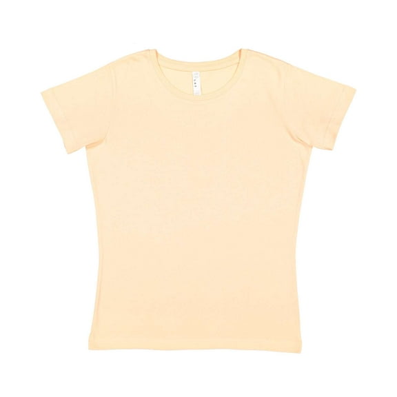 LAT Women Fine Jersey T-Shirt, Peachy - 2XL