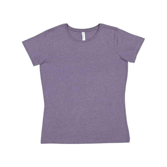 LAT Women Fine Jersey T-Shirt, Wisteria Blackout - 2XL