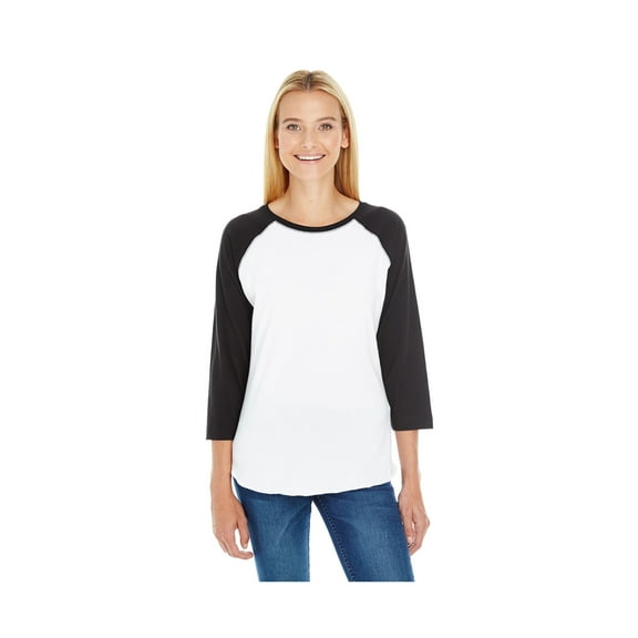 LAT - Women's Baseball Fine Jersey Three-Quarter Sleeve Tee - 3530