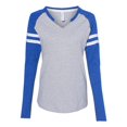 thumbnail image 1 of LAT - Women's Fine Jersey Mash Up Long Sleeve T-Shirt - 3534, 1 of 5