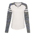thumbnail image 1 of LAT Women's Fine Jersey Mash Up Long Sleeve T-Shirt, 1 of 3