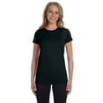 thumbnail image 1 of LAT - Women's Fitted Fine Jersey Tee - 3616, Black, 2X, Pack Of 3, Juniors T-Shirts, 1 of 7