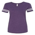thumbnail image 1 of LAT Women's Football V-Neck Fine Jersey Tee, 1 of 5