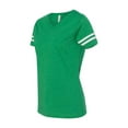 thumbnail image 1 of LAT Women's Football V-Neck Fine Jersey Tee, 1 of 3