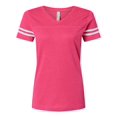 thumbnail image 1 of LAT Women's Football V-Neck T-Shirt, 1 of 3