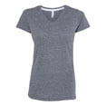 thumbnail image 1 of LAT Women's Harborside Mélange V-Neck T-Shirt, 1 of 3