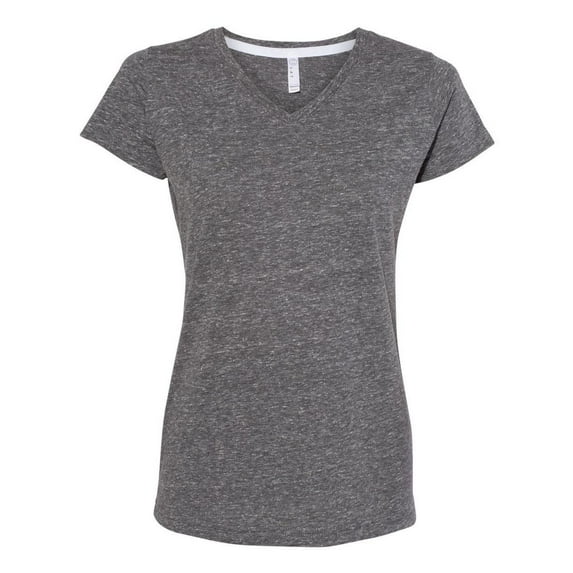LAT Women's Harborside Mélange V-Neck T-Shirt