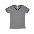thumbnail image 1 of LAT Women's Soccer Ringer T-Shirt, 1 of 3