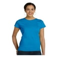 thumbnail image 1 of LAT Women's Taped Neck Longer Length Fine Jersey T-Shirt, Style 3516, 1 of 1