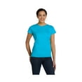 thumbnail image 1 of LAT Women's Taped Neck Longer Length Fine Jersey T-Shirt, Style 3516, 1 of 1