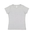 thumbnail image 1 of LAT Women's Taped Neck Longer Length Fine Jersey T-Shirt, 1 of 4