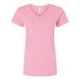 thumbnail image 1 of LAT Women's V-Neck Fine Jersey Tee Size up to 3XL, 1 of 5