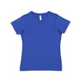 thumbnail image 1 of LAT - Women's V-Neck Fine Jersey Tee - 3507, 1 of 2