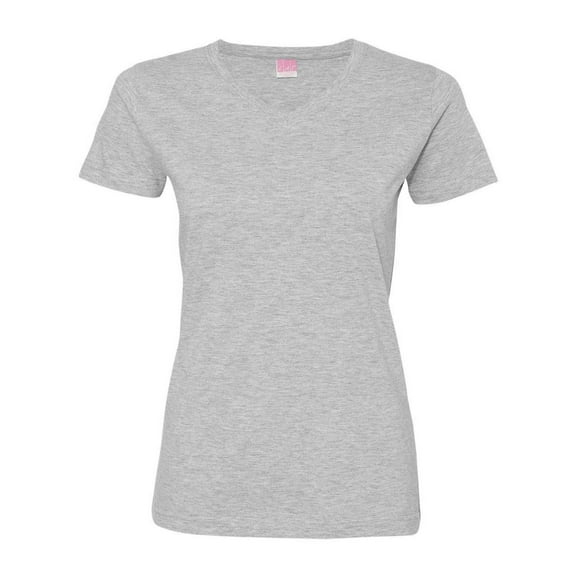 LAT Women�'s V-Neck Fine Jersey Tee
