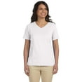 thumbnail image 1 of LAT Women's V-Neck Premium Jersey Tee Size up to 3XL, 1 of 2