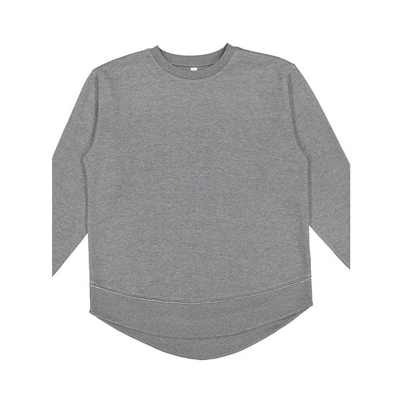 LAT - Women's Weekend Fleece - 3525 - Granite Heather - Size: M