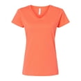 thumbnail image 1 of LAT Women's V-Neck Fine Jersey T-Shirt - 3507, 1 of 4