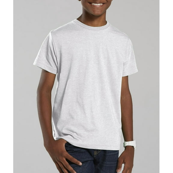 LAT 6105 Youth Fine Jersey Vintage T-Shirt, XL, Blended White