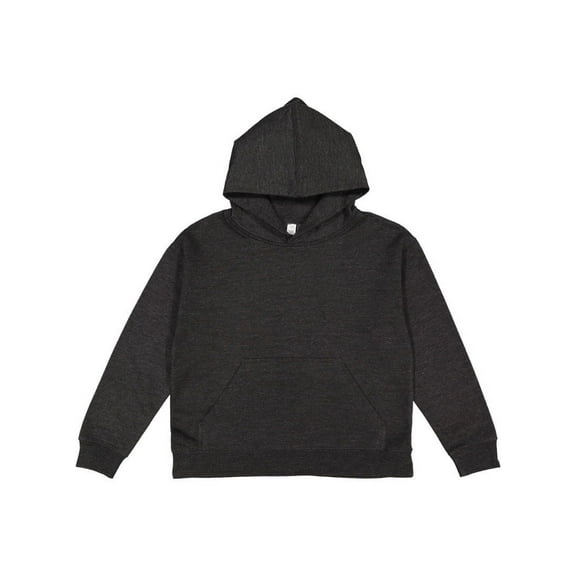 LAT Youth Fleece Hoodie Boy & Girl | Pullover Hooded Kids Sweatshirt with Pouch Pocket,Small - Vintage Smoke