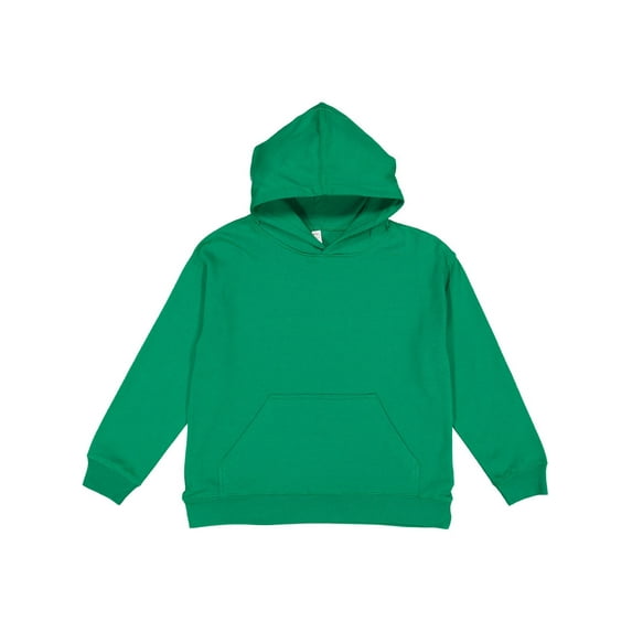 LAT Youth Fleece Hoodie Boy & Girl | Pullover Hooded Kids Sweatshirt with Pouch Pocket,X-Large - Kelly