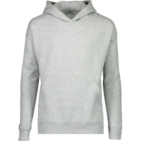 LAT Youth Pullover Fleece Hoodie - HEATHER - S