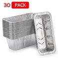 thumbnail image 1 of LATA 30 Pack Grill Drip Pans, Aluminum Grease Cup Liners, Compatible with Blackstone Griddles 17, 22, 28, 30, 36 Inches, 1 of 5