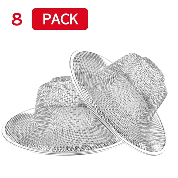 LATA 8 Pack Kitchen Sink Strainer, Stainless Steel Sink Stopper