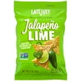 thumbnail image 1 of LATE JULY Snacks Clásico Jalapeño Lime Tortilla Chips, 2 oz. Snack Pack, 1 of 12