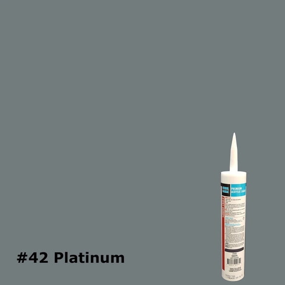 LATICRETE Premium Acrylic SANDED Caulk 10.3oz Sealant Tube #7242 PLATINUM