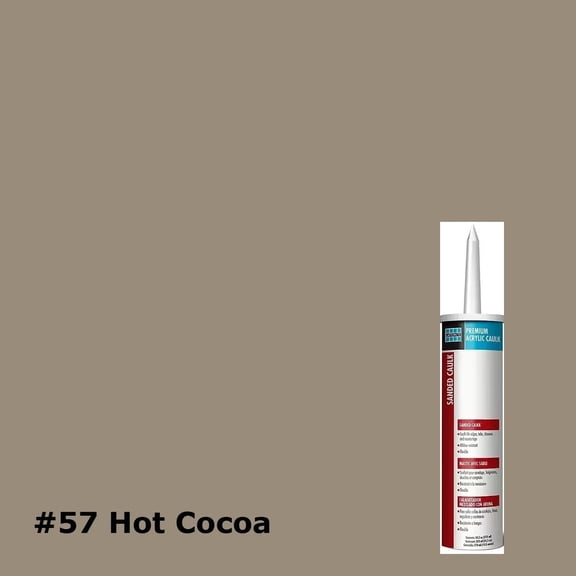 LATICRETE Premium Acrylic SANDED Caulk 10.3oz Sealant Tube #7257 HOT COCOA