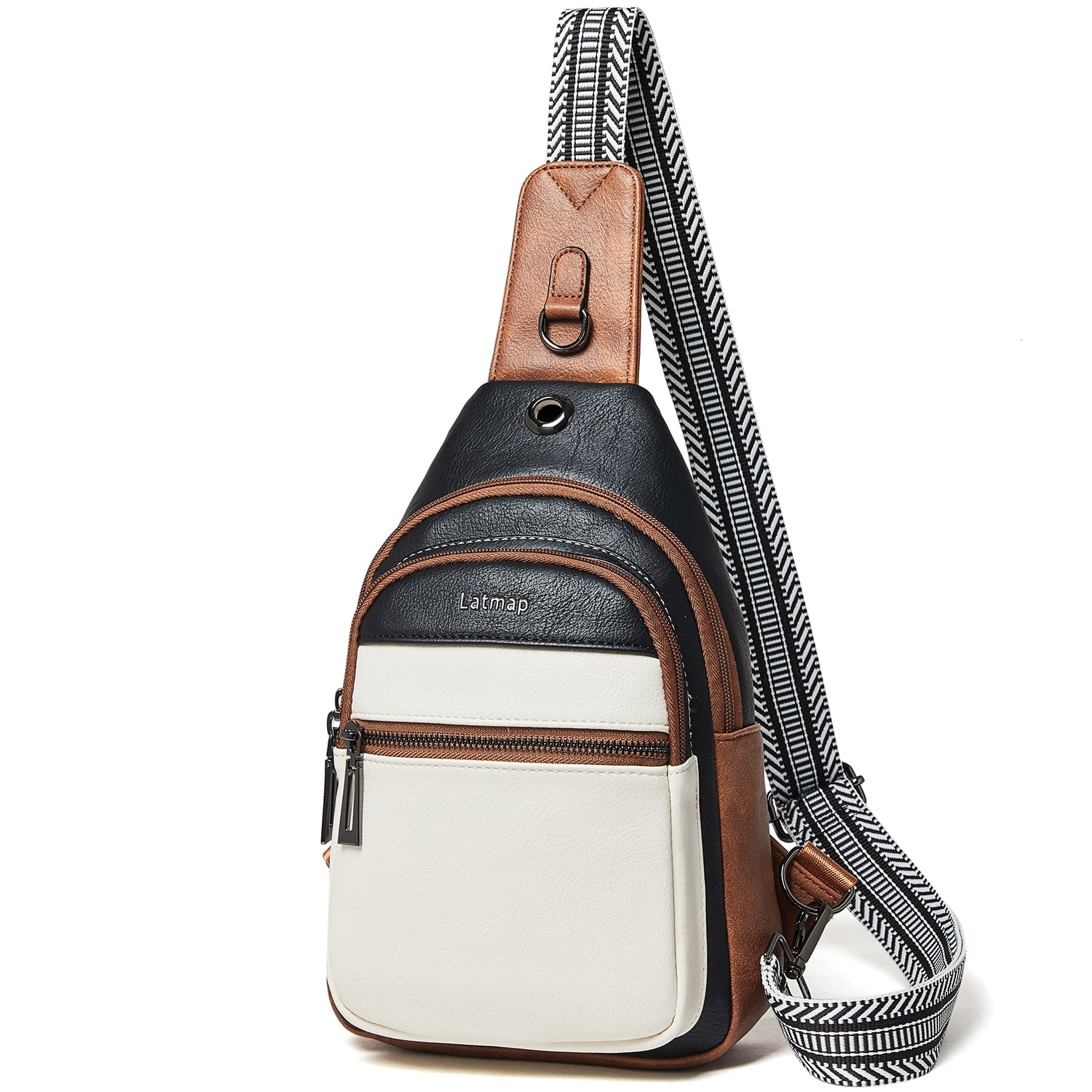 LATMAP Crossbody Sling Bag for Women&Men, Adjustable Straps, Suitable for Travel and as a Gift