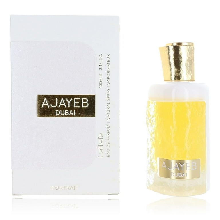 LATTAFA Ajayeb Dubai Portrait EDP Spray, Unisex Perfume, 3.4 oz
