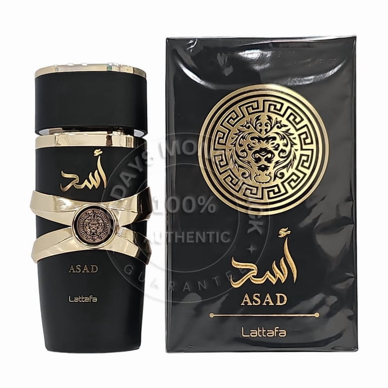 Lattafa ASAD 男性用香水 LATTAFA ASAD by Lattafa-EAU DE PARFUM SPRAY 3.4 OZ-MEN - Walmart.com