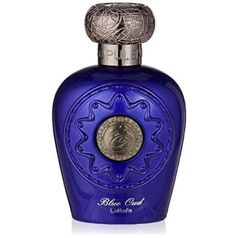 Lattafa Blue Oud Eau De Parfum Spray (Unisex) By Lattafa - 3.4 oz Lattafa Blue Oud Eau De Parfum Spray (Unisex) By Lattafa - 3.4 oz