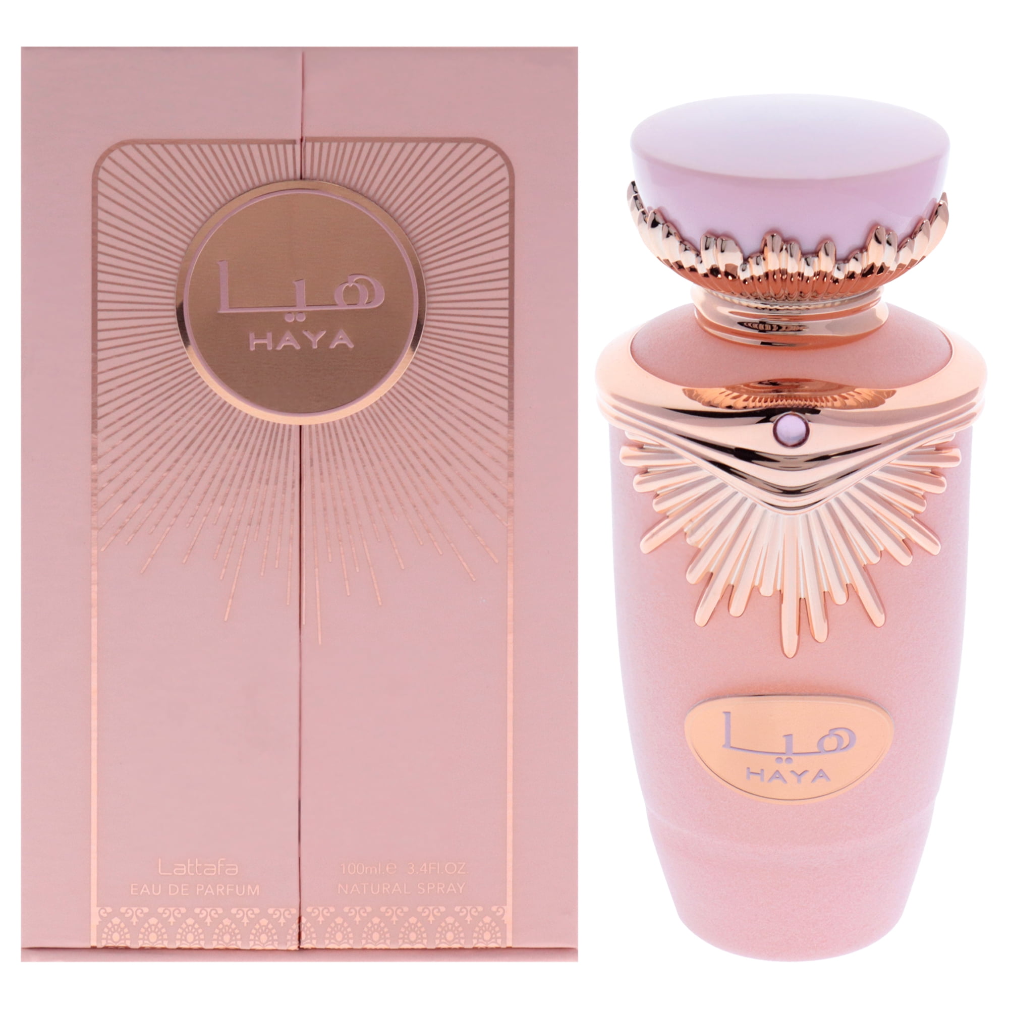 Lattafa Haya Ladies EDP Perfume, 3.4 oz, Citrus, Fruity